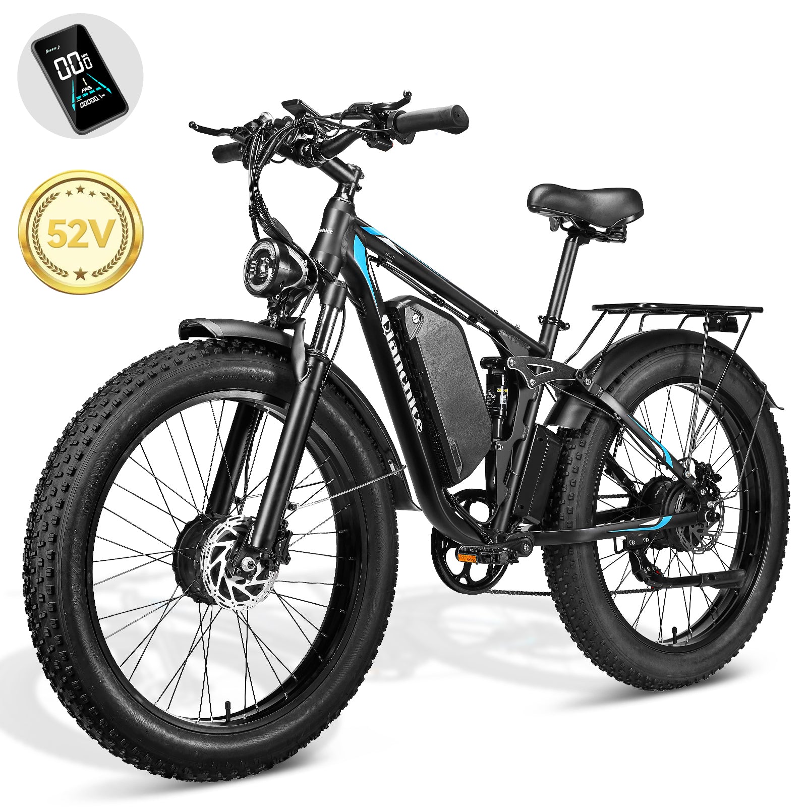 Q8Pro 3000W(Peak) 26X4"Fat Tire Cheap Price Electric bike"