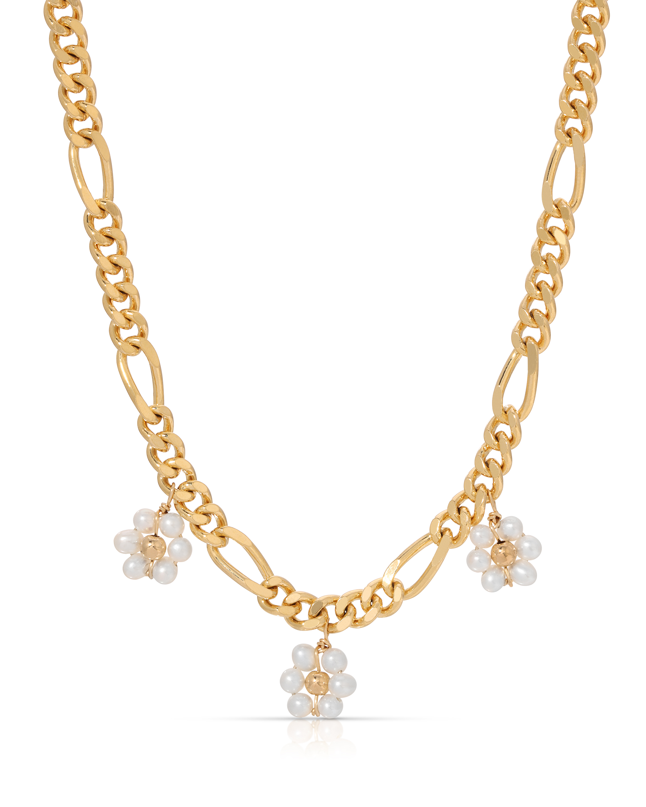 Celeste Necklace | Gemstone: Freshwater Pearl | Metal Color: Gold