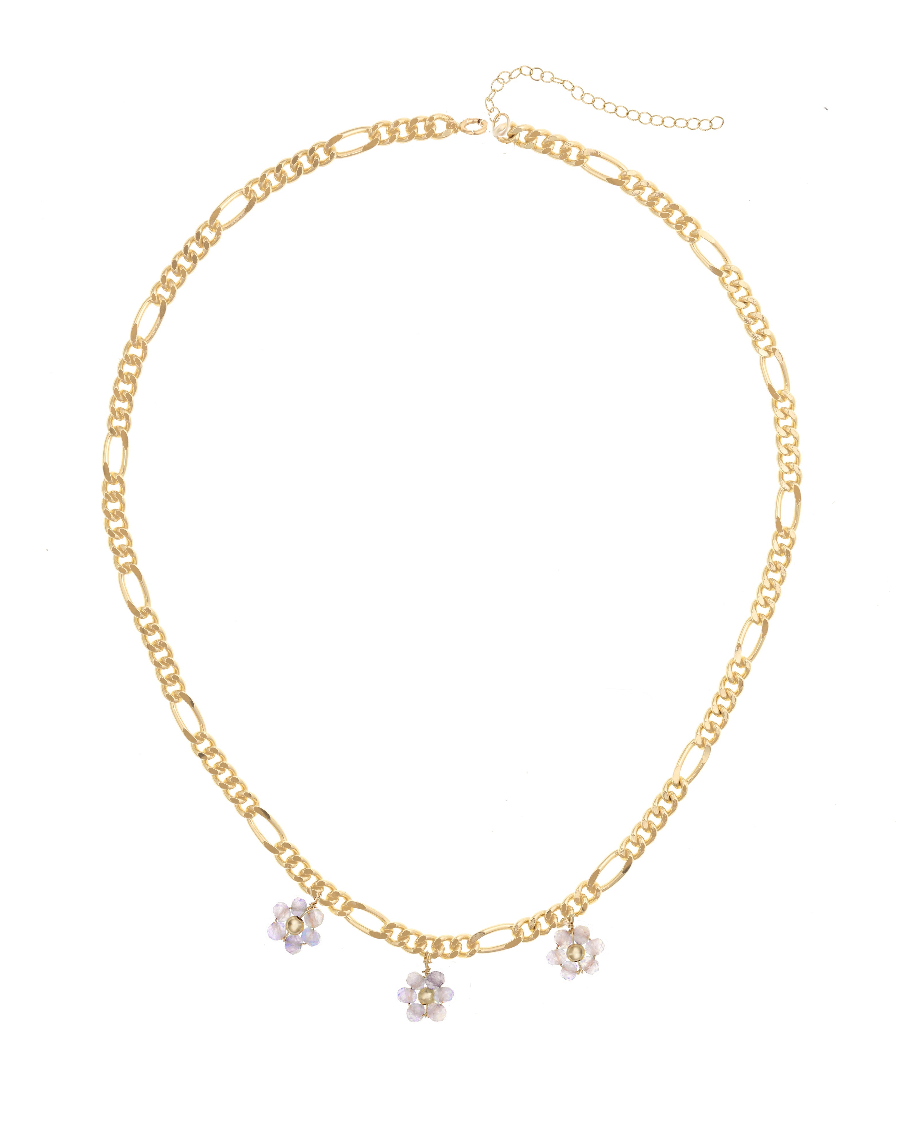 Celeste Necklace | Gemstone: Amethyst | Metal Color: Gold