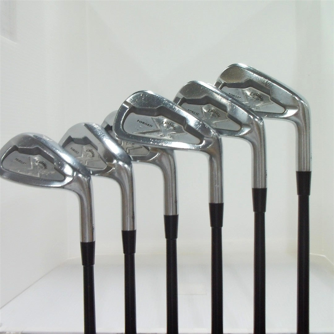 Callaway Iron Set X FORGED Stiff QUADRA 4AX SOF 100i 6 pieces
