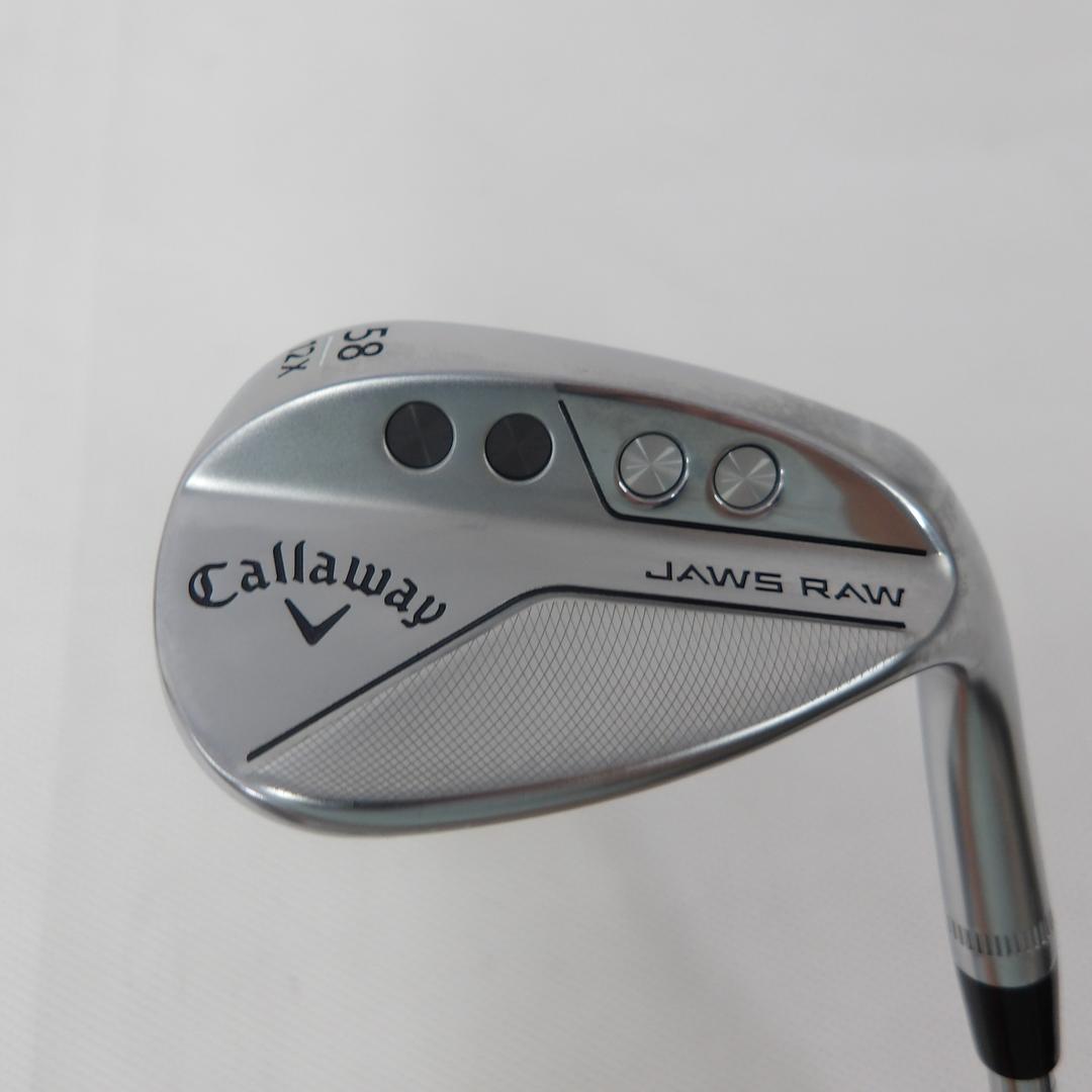Callaway Wedge JAWS RAW Chrome Plated 58° Dynamic Gold S200