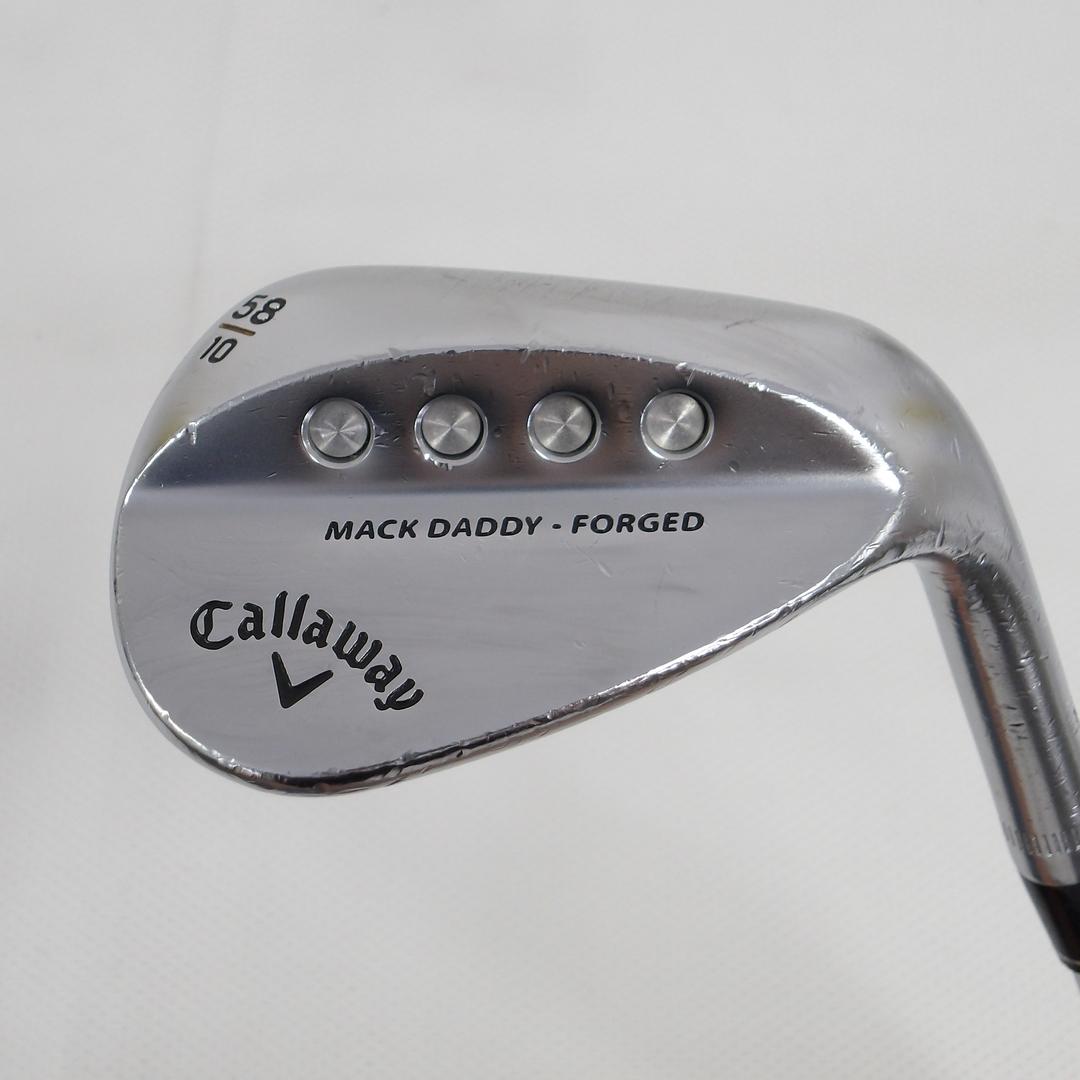 Callaway Wedge MACK DADDY FORGED(2019) Chrome plated 58° Dynamic Gold S200