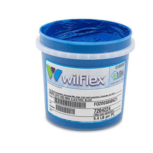 Wilflex Epic Rio Electric Blue Plastisol Ink (Mixing Component)