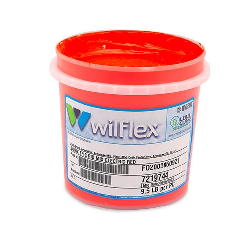 Wilflex Epic Rio Electric Red Plastisol Ink (Mixing Component)