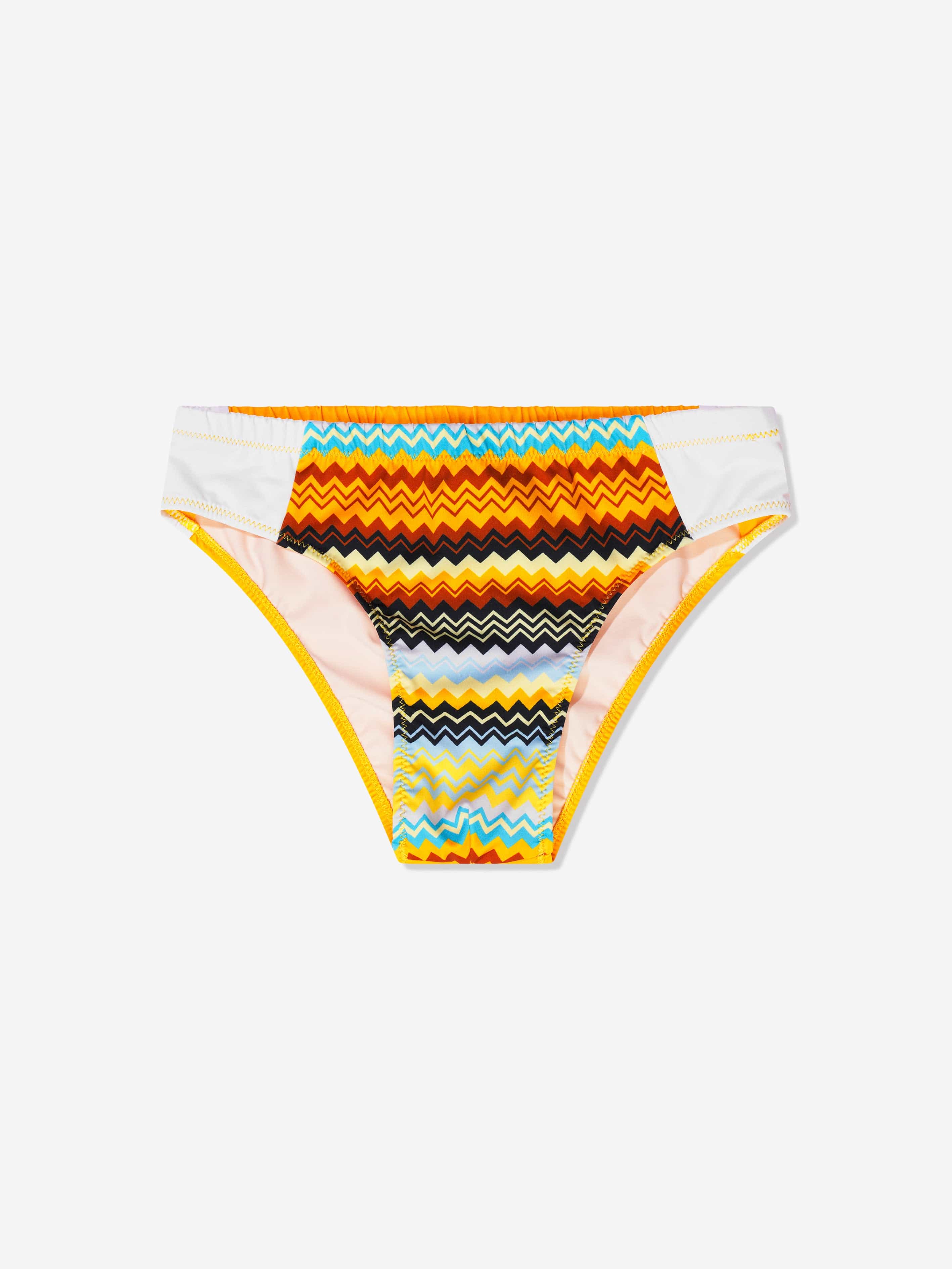 Missoni Boys Logo Swimming Briefs in Multicolor 4 Years Multicoloured By Childsplay Clothing