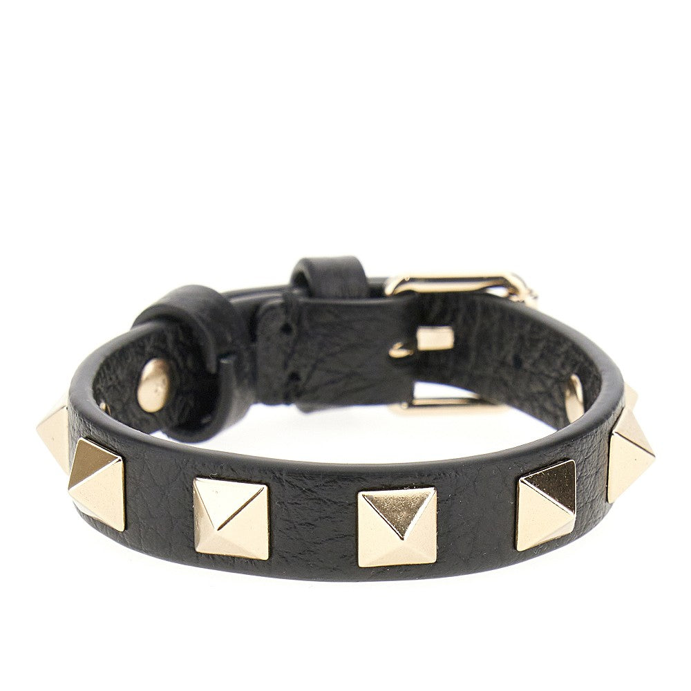 VALENTINO GARAVANI 'Rockstud' leather bracelet Woman One Size
