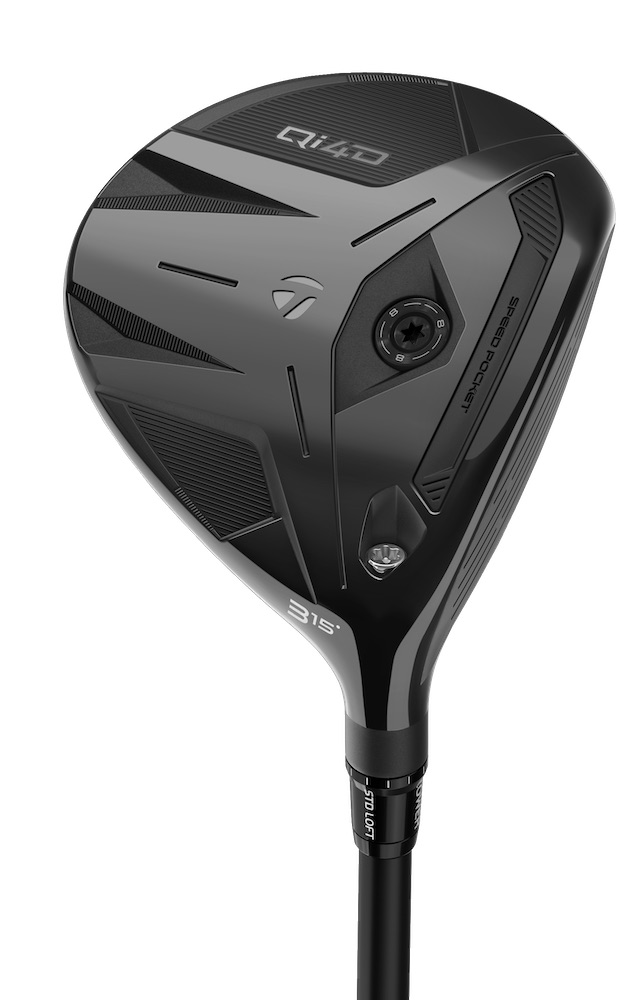 Taylor Made Golf Qi4D Shadowfall Fairway Wood 18* #5 Regular Flex [REAX]